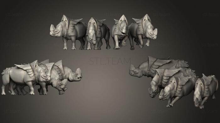 Статуэтки животных Alien Rhinoceros